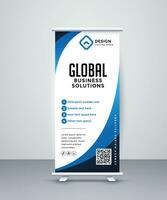 zakelijke roll-up banner vector