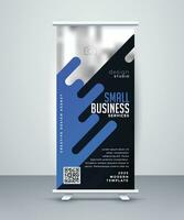 zakelijke roll-up banner vector