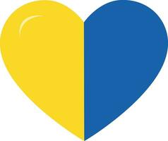 hart vector icoon, staan voor Oekraïne concept