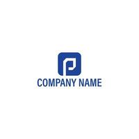 logo p met creatief concept ontwerp voor bedrijf, persoon, marketing, vector
