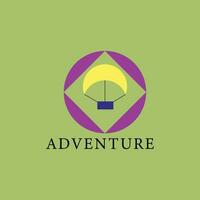 avontuur logo ontwerp voor buitenshuis winkel en groep behoeften vector