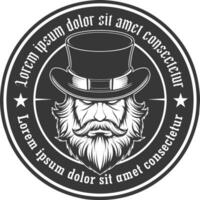 baard man logo vector