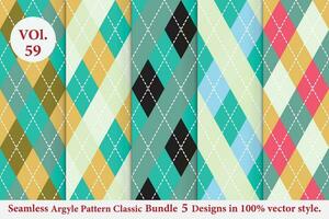 argyle patroon vector ontwerpen traditionele, stof textuur achtergrond