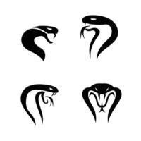 cobra slang logo icoon ontwerp reeks verzameling vector