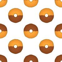 patroon eigengemaakt koekje verschillend smaak in gebakje biscuit vector