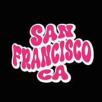 san francisco ca vector