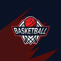 basketbal logo icoon vector ontwerp, professioneel logo voor team basketbal.