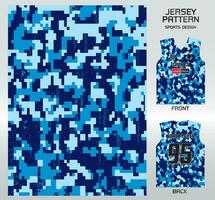 patroon vector sport- overhemd achtergrond afbeelding.blauw leger camouflage patroon ontwerp, illustratie, textiel achtergrond voor sport- t-shirt, Amerikaans voetbal Jersey overhemd