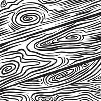 houten oppervlakte patroon abstract natuurlijk vector illustratie zwart schets tekening achtergrond geïsoleerd Aan plein wit achtergrond. natuurlijk hout structuur behang.