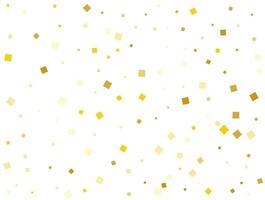 gouden Kerstmis plein confetti. vector illustratie