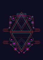 heilige geometrie ornament vector designelementen voor achtergrond