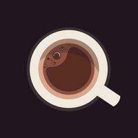 koffie kop illustratie achtergrond vector
