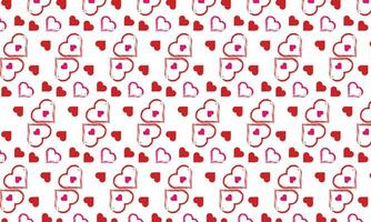 harten naadloos patroon. liefde vorm patroon ontwerp. hart liefde naadloos patroon achtergrond vector illustratie.