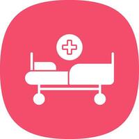 medisch bed vector icoon ontwerp