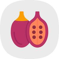 tamarillo vector icoon ontwerp