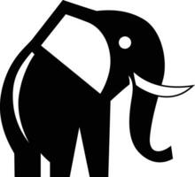 olifant gemakkelijk stijl logo sjabloon vector afbeelding, dikhuid, mammoet, zwijn, tusker, mastodont bedrijf logo, icoon , symbool , klem kunst voorraad vector beeld