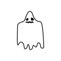 geest icoon vector. fantoom illustratie teken. spook symbool. halloween logo. geest markering. vector