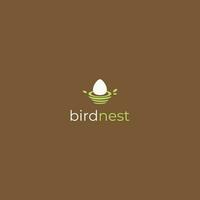 nest ei logo ontwerp icoon sjabloon vector