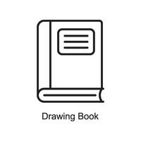 tekening boek vector schets icoon ontwerp illustratie. kunst en ambachten symbool Aan wit achtergrond eps 10 het dossier