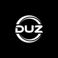 duz logo ontwerp, inspiratie voor een uniek identiteit. modern elegantie en creatief ontwerp. watermerk uw succes met de opvallend deze logo. vector