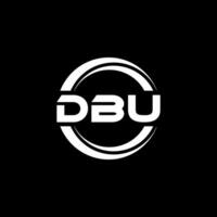 dbu logo ontwerp, inspiratie voor een uniek identiteit. modern elegantie en creatief ontwerp. watermerk uw succes met de opvallend deze logo. vector