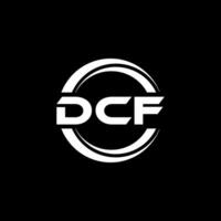 dcf logo ontwerp, inspiratie voor een uniek identiteit. modern elegantie en creatief ontwerp. watermerk uw succes met de opvallend deze logo. vector