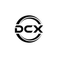 dcx logo ontwerp, inspiratie voor een uniek identiteit. modern elegantie en creatief ontwerp. watermerk uw succes met de opvallend deze logo. vector