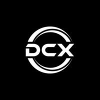 dcx logo ontwerp, inspiratie voor een uniek identiteit. modern elegantie en creatief ontwerp. watermerk uw succes met de opvallend deze logo. vector