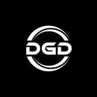 dgd logo ontwerp, inspiratie voor een uniek identiteit. modern elegantie en creatief ontwerp. watermerk uw succes met de opvallend deze logo. vector