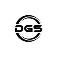 dgs logo ontwerp, inspiratie voor een uniek identiteit. modern elegantie en creatief ontwerp. watermerk uw succes met de opvallend deze logo. vector