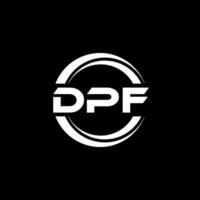 dpf logo ontwerp, inspiratie voor een uniek identiteit. modern elegantie en creatief ontwerp. watermerk uw succes met de opvallend deze logo. vector