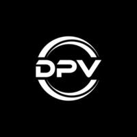 dpv logo ontwerp, inspiratie voor een uniek identiteit. modern elegantie en creatief ontwerp. watermerk uw succes met de opvallend deze logo. vector