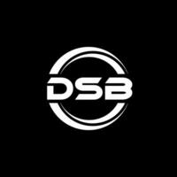 dsb logo ontwerp, inspiratie voor een uniek identiteit. modern elegantie en creatief ontwerp. watermerk uw succes met de opvallend deze logo. vector