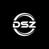 dsz logo ontwerp, inspiratie voor een uniek identiteit. modern elegantie en creatief ontwerp. watermerk uw succes met de opvallend deze logo. vector