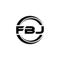 fbj logo ontwerp, inspiratie voor een uniek identiteit. modern elegantie en creatief ontwerp. watermerk uw succes met de opvallend deze logo. vector