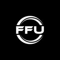 ffu logo ontwerp, inspiratie voor een uniek identiteit. modern elegantie en creatief ontwerp. watermerk uw succes met de opvallend deze logo. vector