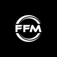 ffm logo ontwerp, inspiratie voor een uniek identiteit. modern elegantie en creatief ontwerp. watermerk uw succes met de opvallend deze logo. vector
