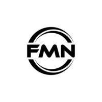 fmn logo ontwerp, inspiratie voor een uniek identiteit. modern elegantie en creatief ontwerp. watermerk uw succes met de opvallend deze logo. vector