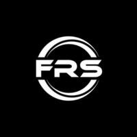 frs logo ontwerp, inspiratie voor een uniek identiteit. modern elegantie en creatief ontwerp. watermerk uw succes met de opvallend deze logo. vector