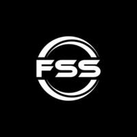 fss logo ontwerp, inspiratie voor een uniek identiteit. modern elegantie en creatief ontwerp. watermerk uw succes met de opvallend deze logo. vector