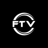 ftv logo ontwerp, inspiratie voor een uniek identiteit. modern elegantie en creatief ontwerp. watermerk uw succes met de opvallend deze logo. vector