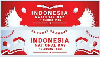vrij helling Indonesië nationaal dag vieren onafhankelijkheid 17 augustus adelaar achtergrond vector