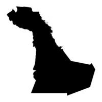 oostelijk provincie, administratief divisie van de land van saudi Arabië. vector illustratie.