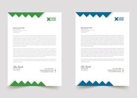 professionele voorbeeld- en moderne zakelijke briefpapiersjabloon voor uw bedrijf vector