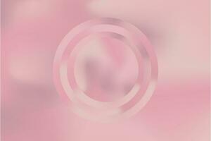 abstract roze achtergrond met meetkundig ring vormen in centrum. bewerkbare vector illustratie. eps 10.