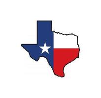 Texas kaart met vlag ontwerp illustratie vector eps formaat, geschikt voor uw ontwerpbehoeften, logo, illustratie, animatie, enz.