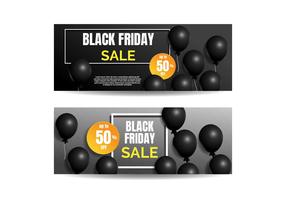 Black Friday-verkoopbanner Vector