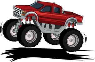 monster truck off-road illustratie vector