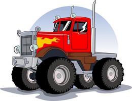 super grote vrachtwagen illustratie vector