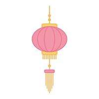 traditionele lamp hangend ornament oosters element decoratie kleur ontwerp vector